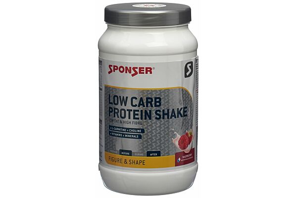Sponser Protein Shake mit L-Carnitin Raspberry Ds 550 g