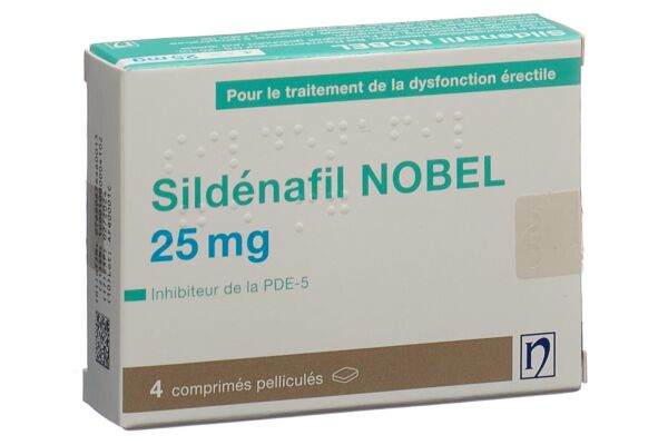Sildenafil NOBEL Filmtabl 25 mg 4 Stk