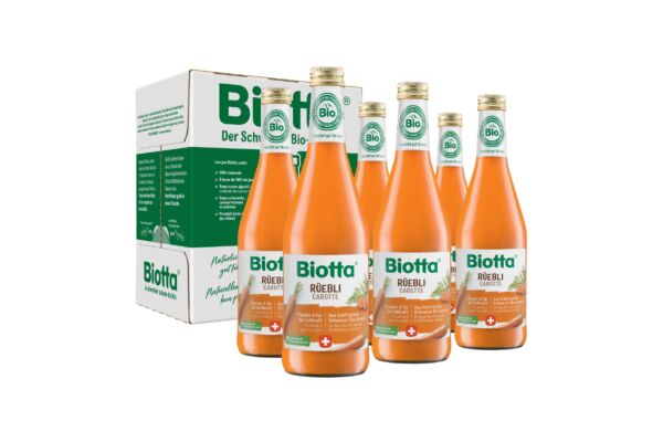 Biotta carotte orange gingembre demeter 6 fl 5 dl