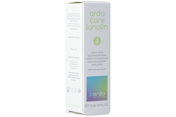 Ardo CARE LANOLIN crème pour mamelons allemand/français/italien/néerlandais/anglais tb 10 ml