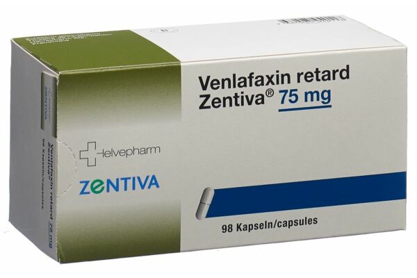 Venlafaxin retard Zentiva caps ret 75 mg 98 pce