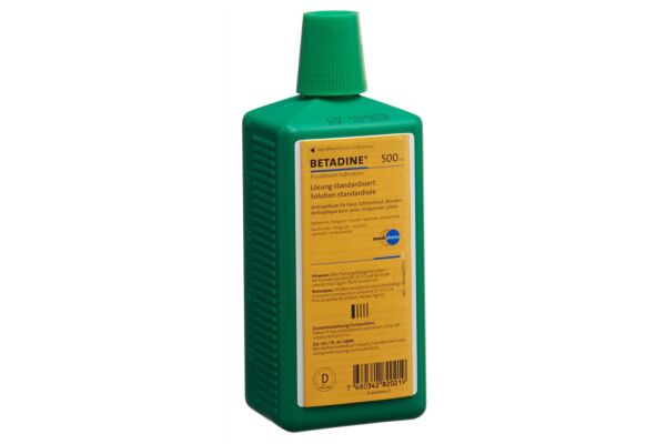 Betadine solution désinfectante sol fl 500 ml