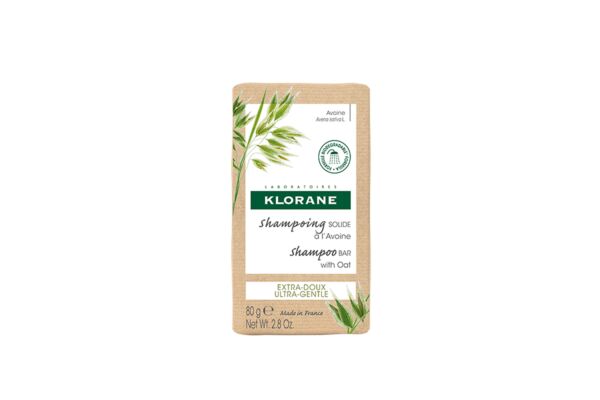 Klorane Shampoo-Bar Hafer Bio 80 g