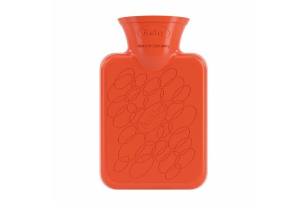 Fashy chauffe-poche 0.3l orange en boîte avec poignée pliable à petit prix