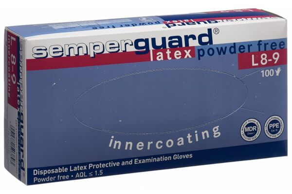 Semperguard Handschuhe Latex IC L puderfrei weiss 100 Stk