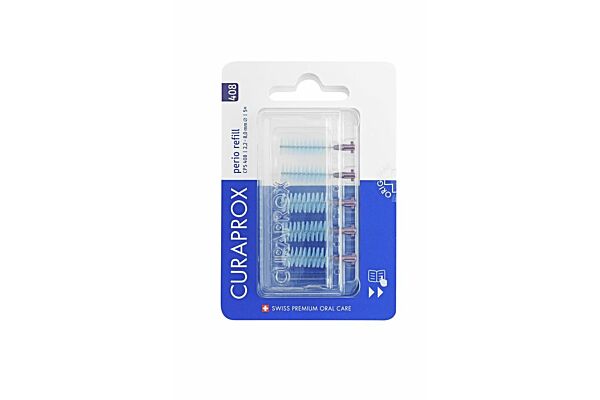 Curaprox CPS 408 Perio brossettes interdentaires refill deep violet 5 pce