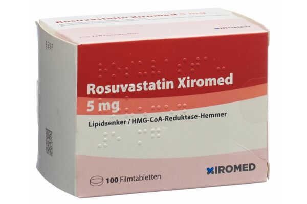Rosuvastatin Xiromed Filmtabl 5 mg 100 Stk