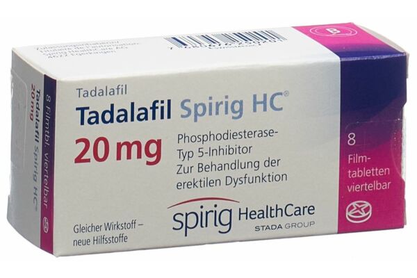 Tadalafil Spirig HC Filmtabl 20 mg 8 Stk