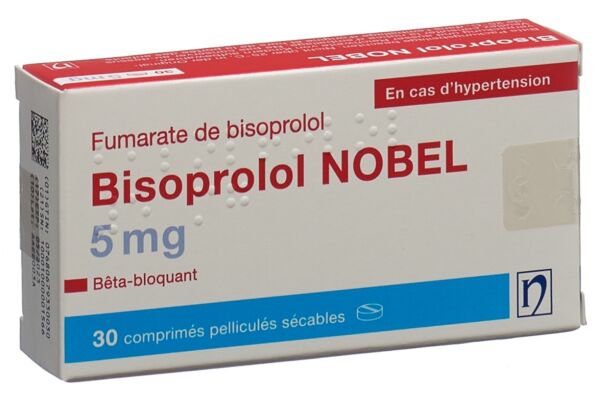 Bisoprolol NOBEL Filmtabl 5 mg 30 Stk
