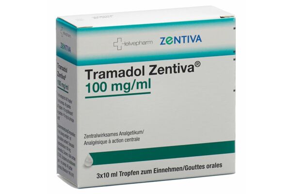 Tramadol Zentiva Tropfen 100 mg/ml 3 Fl 10 ml