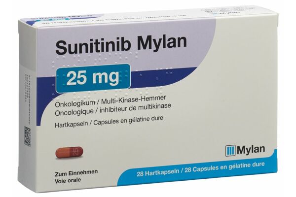 Sunitinib Mylan caps 25 mg 28 pce