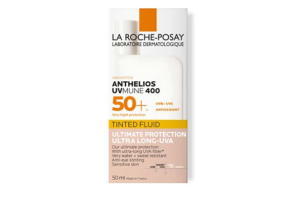 La Roche Posay Anthelios fluide invisible uv mune teinté 50+ fl 50 ml