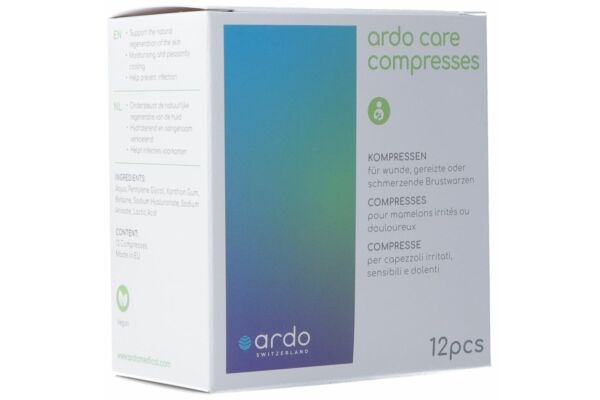 Ardo CARE Compresses pour mamelons allemand/français/italien/néerlandais/anglais 12 pce