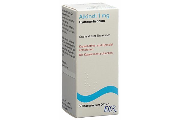 Alkindi Gran 1 mg Kapseln zum Öffnen Fl 50 Stk