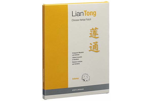 LianTong Chinese Herbal Intense Patch 10x14cm 5 Stk