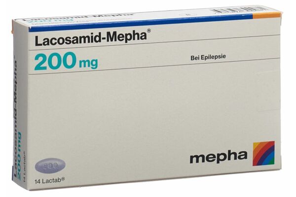 Lacosamid-Mepha Lactab 200 mg 14 Stk
