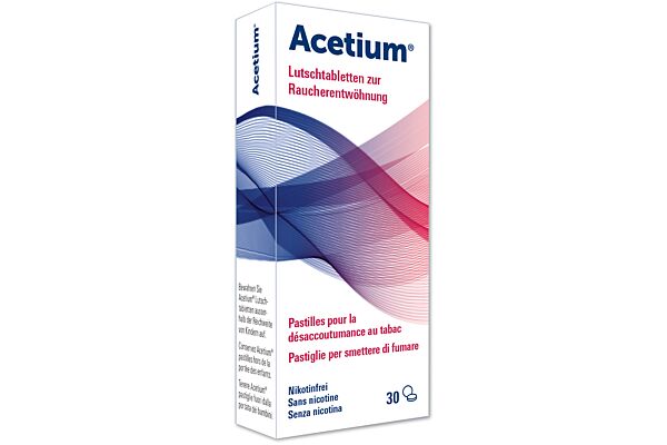 Acetium Lutschtabl zur Raucherentwöhnung 30 Stk