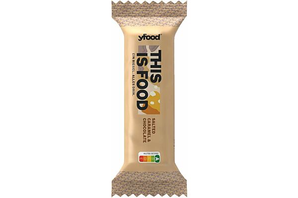 YFood hautes protéines barre caramel salé & chocolat 60 g à petit prix