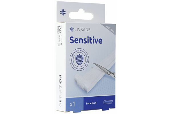 Livsane Premium pansements sensitifs 1mx6cm
