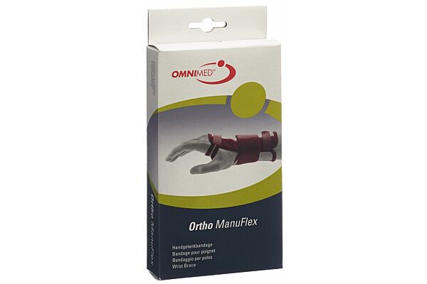 Omnimed Ortho Manu Flex Handgelenk-Bandage XS 16cm rechts hautfarbig