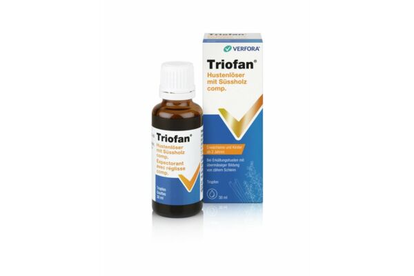 Triofan Expectorant réglisse gouttes fl 30 ml