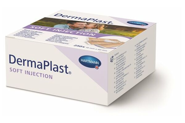 DermaPlast Soft Injektion 16x40mm beige 250 pce