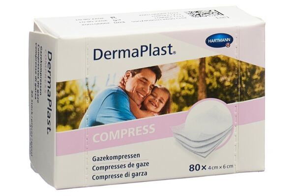 DermaPlast Compress 4x6cm 80 Stk