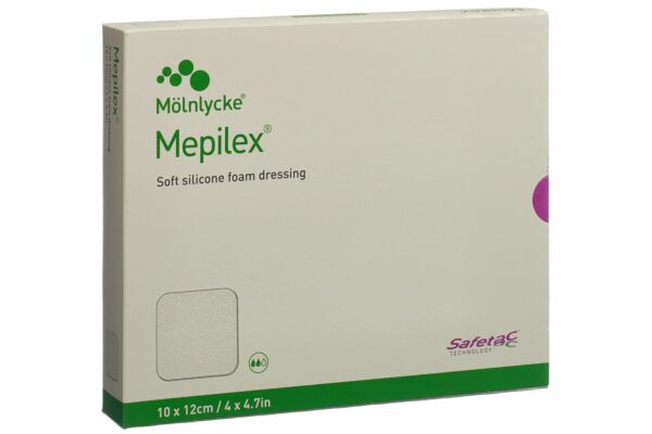 Mepilex (PI-APS) Schaumverband Safetac Silikon 10x12cm 5 Stk