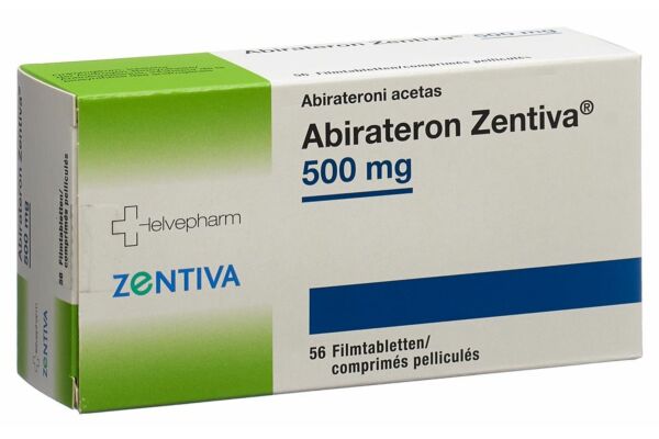 Abirateron Zentiva Filmtabl 500 mg 56 Stk