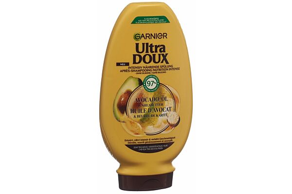 Ultra Doux Spülung Intensiv Nährend mit Avocadoöl & Sheabutter Fl 250 ml