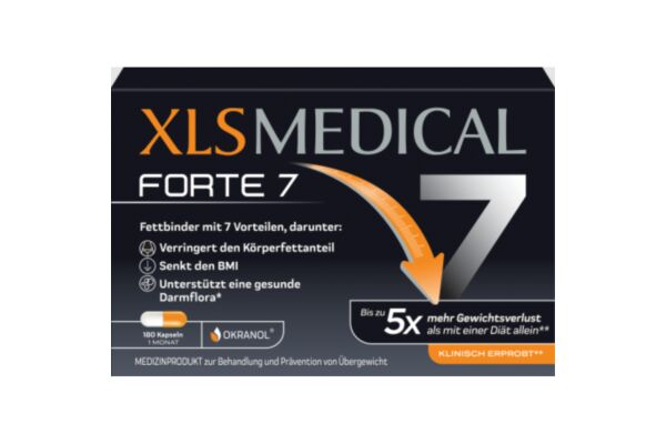 XL-S MEDICAL Forte 7 caps 180 pce