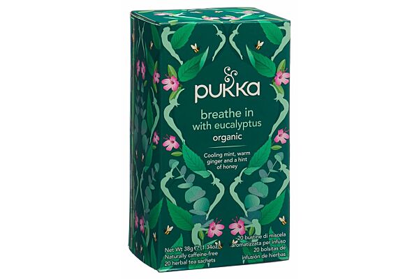 Pukka Inspiration à l'eucalyptus sach 20 pce