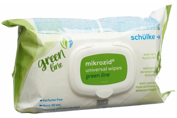 mikrozid universal wipes greenline SP Btl 114 Stk