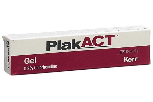 PlakACT gel 0.2 % chlorhexidine tb 33 g
