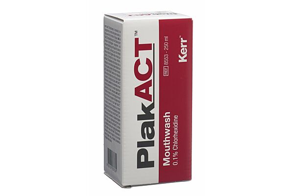 PlakACT bain de bouche 0.1 % chlorhexidine fl 250 ml