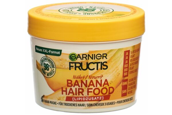 Fructis Hair Food Maske Banana Topf 400 ml