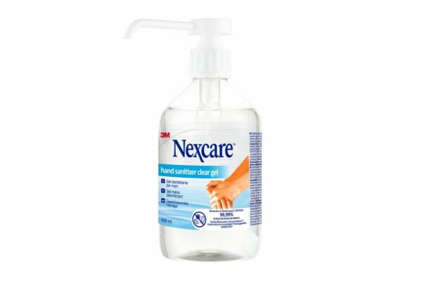 3M Nexcare gel mains antiseptique fl 500 ml