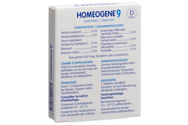 Homeogene Boiron No 9 Tabl 60 Stk