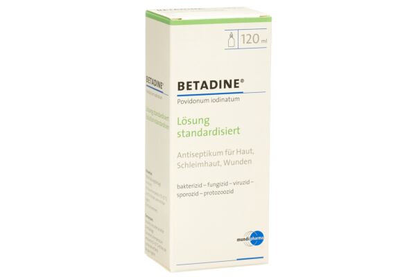 Betadine desinfizierende Lösung Lös Fl 120 ml