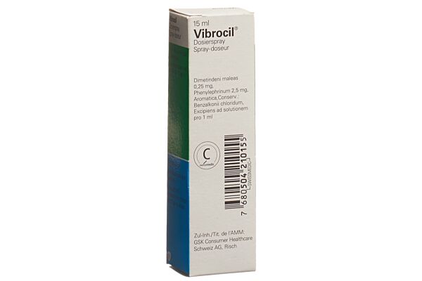Vibrocil spray nasal fl 15 ml