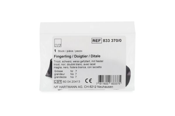 IVF Fingerling Tricot Gr3 schwarz