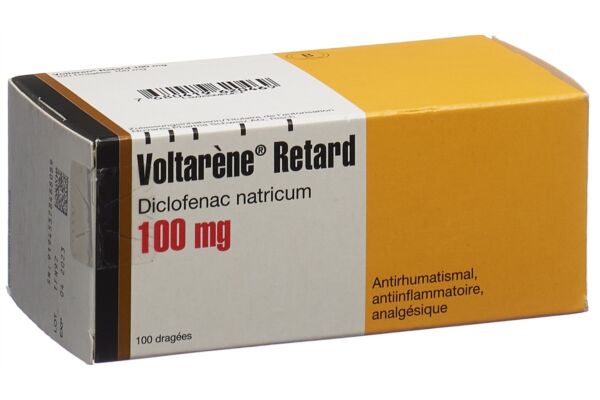 Voltarène Retard drag ret 100 mg 100 pce