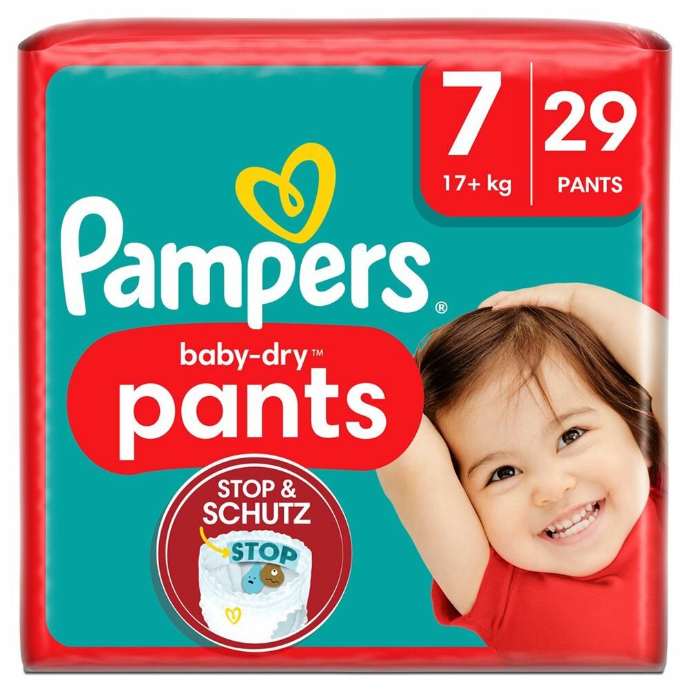 Pampers Baby Dry Pants Gr7 17+kg Extra Large Plus pack économique