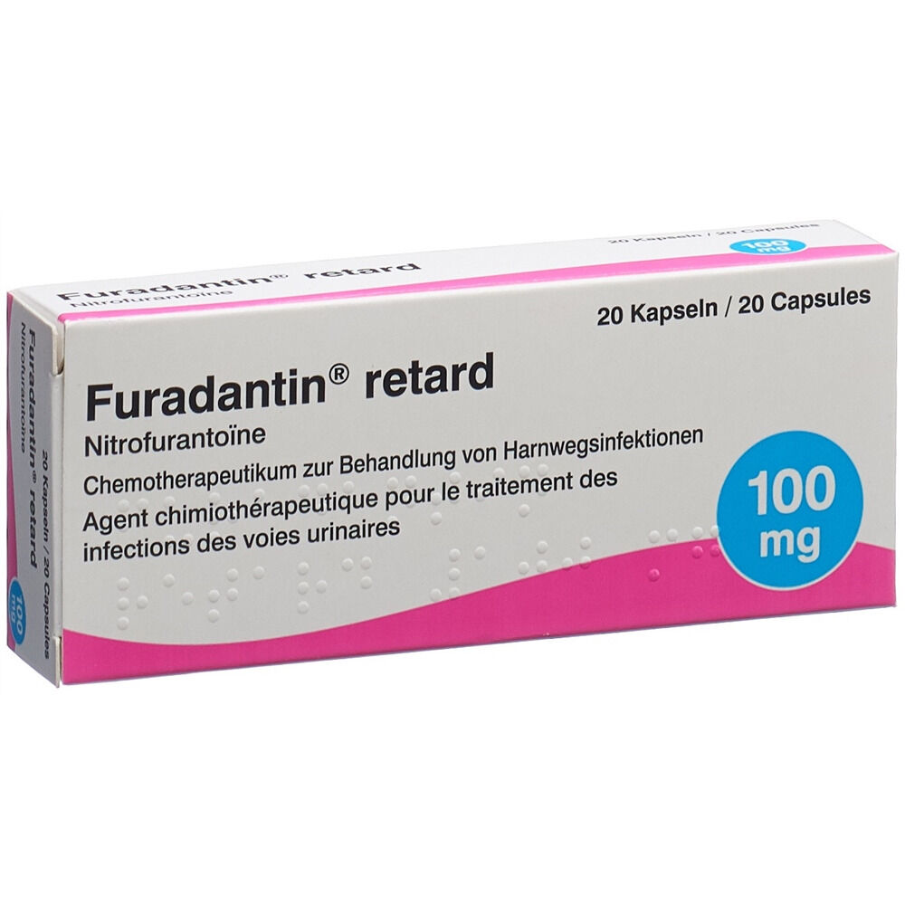 Commander Furadantin retard caps ret 100 mg 20 pce sur ordonnance ...