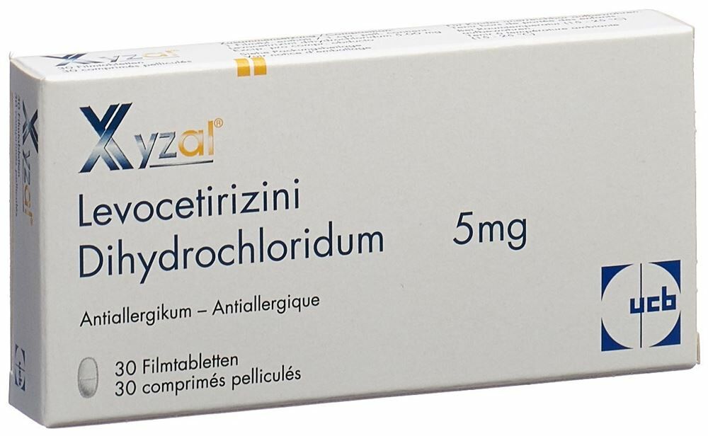 Commander Xyzal cpr pell 5 mg sécable 30 pce sur ordonnance | SUN ...