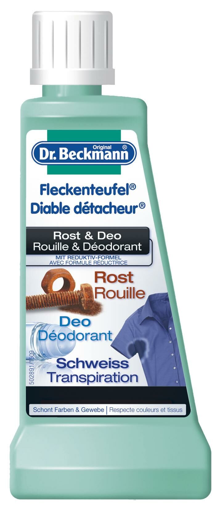Détachant rouille et déodorant 50ml diable détacheur DR BECKMANN