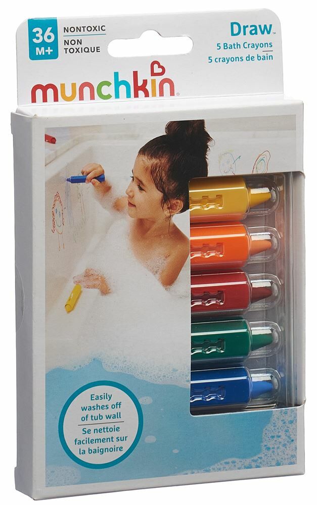 Munchkin Bath Crayons - 5 count