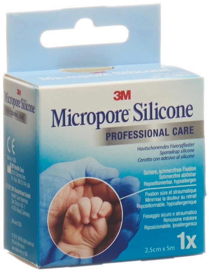 Sparadrap silicone micropore 3m - Drexco Médical