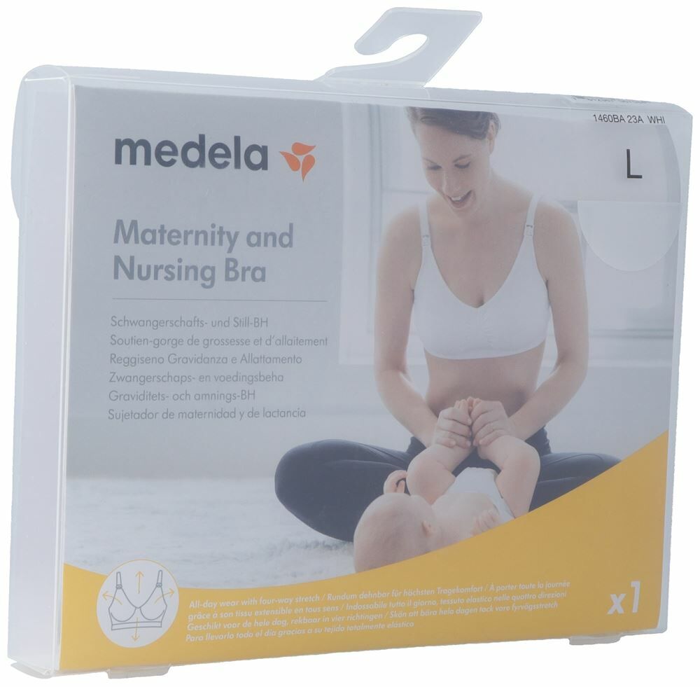 Medela soutien-gorge de grossesse et d'allaitement L blanc à petit prix