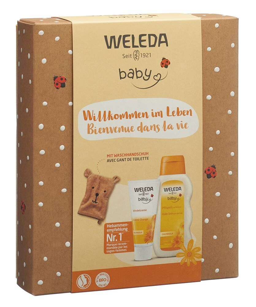Les indispensables de bébé Weleda Baby - coffret bébé